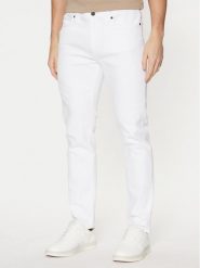 HUGO Jeansy 50530605 Biały Slim Fit. Białe jeansy męskie Hugo. Za 249.99 zł.