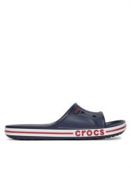Crocs Klapki BAYABAND SLIDE 205392-4CC Granatowy. Niebieskie klapki męskie Crocs, z tworzywa sztucznego. Za 149.99 zł.