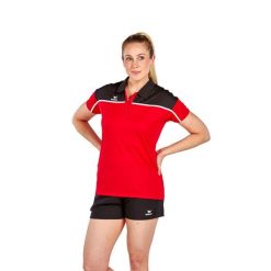 Damska koszulka polo Erima Change. Czarne koszulki sportowe damskie Erima, bez wzorów, bez kołnierzyka, bez ramiączek, do piłki nożnej. Za 206.50 zł.