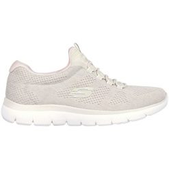 Buty damskie SKECHERS Summits Fun Flare. Brązowe obuwie sportowe damskie Skechers, bez wzorów, trekkingowe, Skechers Sport. Za 229.99 zł.