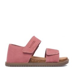 Sandały Lasocki Kids. Czerwone sandały dziewczęce Lasocki Kids, bez zapięcia. Za 119.99 zł.