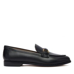 Loafersy LAUREN RALPH LAUREN. Czarne mokasyny damskie Lauren Ralph Lauren. Za 989.99 zł.