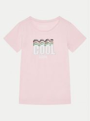 Guess T-Shirt K5RI17 K6YW4 Różowy Regular Fit. Czerwone t-shirty i topy dla dziewczynek Guess, z aplikacjami, z bawełny, bez ramiączek. Za 59.99 zł.