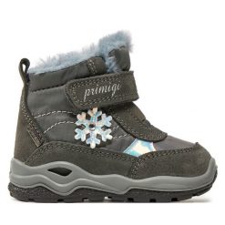 Śniegowce Primigi. Szare śniegowce dziewczęce Primigi, z gore-texu, bez zapięcia. Za 349.99 zł.