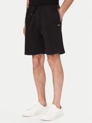 BOSS Szorty sportowe Sense 50561490 Czarny Regular Fit. Czarne krótkie spodenki sportowe męskie Boss, m, bez wzorów, z bawełny. Za 399.99 zł.