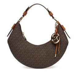 Torebka MICHAEL Michael Kors. Brązowe torebki do ręki damskie MICHAEL Michael Kors, bez wzorów, klasyczne, bez dodatków. Za 899.99 zł.