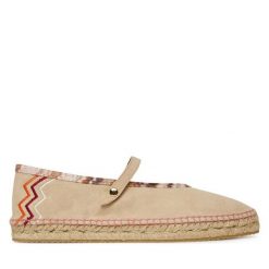 Espadryle M Missoni. Brązowe espadryle damskie M Missoni, bez wzorów, bez obcasa, bez zapięcia. Za 1,349.00 zł.