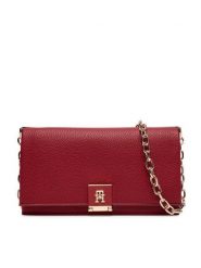 Tommy Hilfiger Torebka Th Her Chain AW0AW17403 Czerwony. Czerwone listonoszki damskie Tommy Hilfiger, bez wzorów, ze skóry, bez dodatków. Za 569.99 zł.