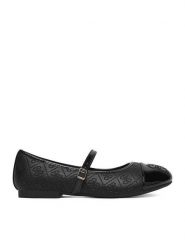 Guess Baleriny CEOWB-CS6666-03 Czarny. Czarne baleriny dziewczęce Guess, z aplikacjami, bez zapięcia. Za 149.99 zł.