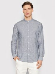 Only & Sons Koszula Caiden 22019173 Granatowy Slim Fit. Niebieskie koszule męskie Only & Sons, l, bez wzorów, z bawełny, bez kołnierzyka, bez ramiączek. Za 119.99 zł.