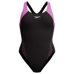 Damski Jednoczęściowy Kostium Kąpielowy Hyprbm Splc Racerback. Fioletowe kostiumy jednoczęściowe damskie Speedo, m, bez wzorów, sportowe, do pływania. Za 207.99 zł.