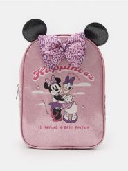 Plecak z aplikacją 3D Minnie Mouse - różowy. Czerwone torby i plecaki dziecięce Sinsay. Za 39.99 zł.
