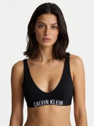 Calvin Klein Swimwear Góra od bikini LV00Q61211 Czarny. Czarne bikini damskie Calvin Klein Swimwear, s, bez wzorów. Za 229.99 zł.