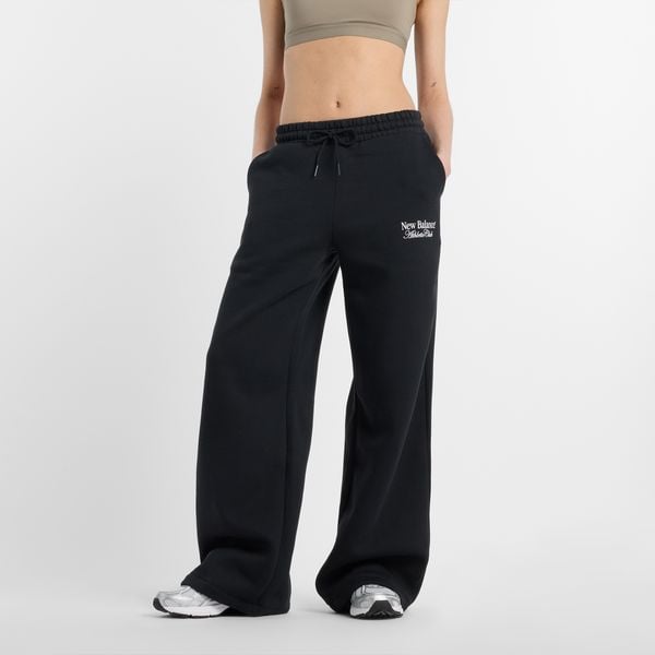 Spodnie damskie New Balance WP51954BK – czarne. Czarne spodnie materiałowe damskie New Balance, l, bez wzorów, z bawełny. Za 169.99 zł.