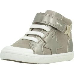 Buty GEOX B561MG 0AUAJ Srebrny. Szare obuwie sportowe damskie Geox, bez wzorów, z syntetyku, na fitness i siłownię. Za 209.99 zł.