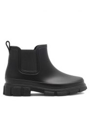 Jenny Fairy Botki AJ0427 Czarny. Czarne botki damskie Jenny Fairy, z syntetyku, bez obcasa, na płaskiej podeszwie, bez zapięcia. Za 99.99 zł.