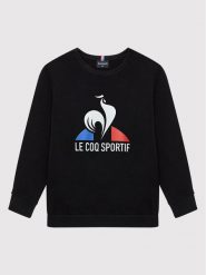 Le Coq Sportif Bluza 2210483 Czarny Regular Fit. Czarne bluzy dla chłopców le coq sportif, bez wzorów, z bawełny, bez ramiączek, bez kaptura. Za 119.99 zł.