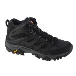 Buty trekkingowe męskie Merrell Moab Thermo Mid WP. Czarne trekkingi męskie Merrell, za kostkę, trekkingowe. Za 599.99 zł.