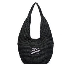 Torebka KARL LAGERFELD. Czarne torebki do ręki damskie KARL LAGERFELD, bez wzorów, klasyczne, bez dodatków. Za 779.99 zł.