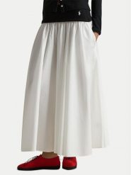 Polo Ralph Lauren Spódnica trapezowa 211A96329002 Biały Regular Fit. Białe spódnice damskie Polo Ralph Lauren, l, bez wzorów, z bawełny, trapezowe. Za 1,498.99 zł.