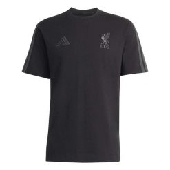 Koszulka Liverpool FC DNA 2026/27. Czarne koszulki sportowe męskie Adidas, l, bez wzorów, z jersey, bez kołnierzyka, bez ramiączek, do piłki nożnej. Za 174.00 zł.