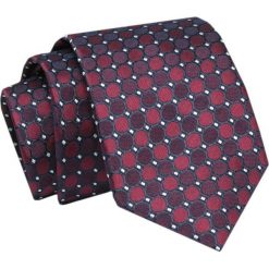 Krawat - ALTIES - Odcienie Bordo, w Grochy. Czerwone krawaty i muchy Alties, bez wzorów, z tkaniny, eleganckie. Za 49.00 zł.