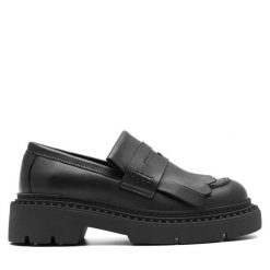 Loafersy Badura. Czarne mokasyny damskie Badura. Za 287.99 zł.