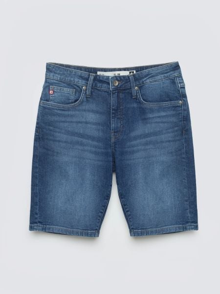 Szorty męskie jeansowe niebieskie Aden 449. Niebieskie szorty męskie Big Star, na lato, m, bez wzorów, z denimu, klasyczne. Za 199.99 zł.