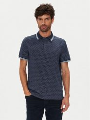 Michael Kors Polo CS550V85KS Granatowy Regular Fit. Niebieskie koszulki polo męskie Michael Kors, m, bez wzorów, z bawełny, bez ramiączek. Za 369.99 zł.