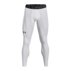 Legging Under Armour. Białe buty sportowe męskie Under Armour, bez wzorów, na fitness i siłownię. Za 212.00 zł.
