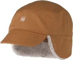 Czapka zimowa unisex Buff Fall Line Cap. Brązowe czapki i kapelusze damskie Buff, na zimę, bez wzorów, z bawełny. Za 219.90 zł.