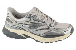 Buty sportowe Sneakersy damskie, Slip-Ins: Stamina Sport. Szare obuwie sportowe damskie Skechers, bez wzorów, z materiału, trekkingowe. Za 359.99 zł.