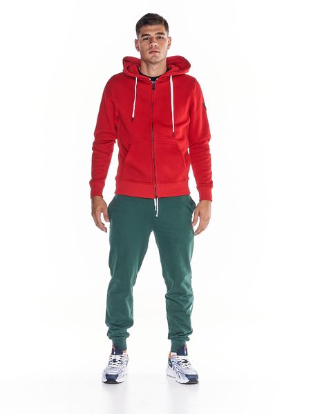Męskie bluzy z kapturem Basic Heavy Basic zapinane na zamek. Szare bluzy męskie LEONE 1947 APPAREL, m, bez wzorów, z bawełny, z kapturem. Za 189.41 zł.