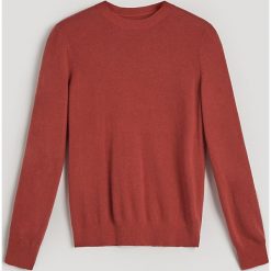 Gładki sweter z domieszką kaszmiru - Bordowy. Czerwone swetry damskie Reserved, z kaszmiru. Za 139.99 zł.