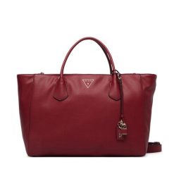 Torebka Guess. Czerwone torebki do ręki damskie Guess, z aplikacjami, bez dodatków. Za 674.99 zł.