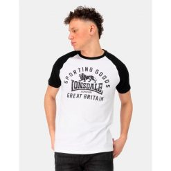 Koszulka Lonsdale Trenance Regular Fit. Białe koszulki sportowe męskie Lonsdale, bez wzorów, bez kołnierzyka, bez ramiączek. Za 152.50 zł.