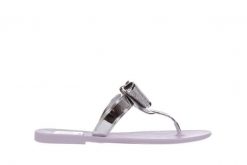 Japonki T&G Fashion 22-118 Lila, Róż/ Srebro, Guma - 38. Fioletowe klapki damskie TG, z aplikacjami, z gumy, bez obcasa. W wyprzedaży za 26.10 zł.