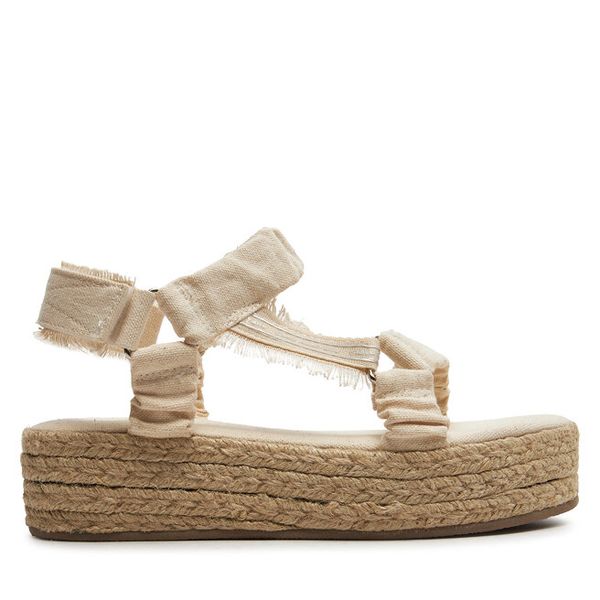 Espadryle EMU Australia. Białe sandały damskie Emu Australia, bez wzorów, bez obcasa, bez zapięcia. Za 199.99 zł.
