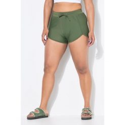Damskie Kąpielówki elastyczny pas majtki wewnętrzne z siateczki. Zielone bikini damskie Ulla Popken, l, bez wzorów, plus size. Za 176.99 zł.