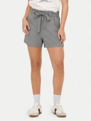 JDY Szorty materiałowe Say 15225921 Szary Regular Fit. Szare szorty damskie JDY, bez wzorów, z materiału. Za 59.99 zł.
