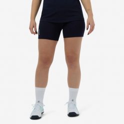 Spodenki siatkarskie damskie Allsix VSH500. Niebieskie szorty sportowe damskie ALLSIX, s, bez wzorów, z elastanu, sportowe, do siatkówki. Za 49.99 zł.