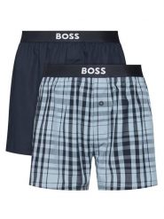 BOSS Komplet bokserek 50535781 Niebieski. Niebieskie bokserki męskie Boss, m, bez wzorów, z bawełny. Za 209.99 zł.