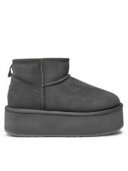 EMU Australia Śniegowce Stinger Micro Flatform W13082 Szary. Szare śniegowce i trapery damskie Emu Australia, ze skóry. Za 689.00 zł.