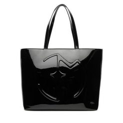 Torebka Eva Minge. Czarne torebki do ręki damskie Eva Minge, bez wzorów, bez dodatków. Za 239.99 zł.