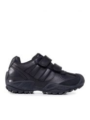 Geox Sneakersy J N.Savage B. B J841VB 043BC C9999 S Czarny. Czarne buty sportowe chłopięce Geox, bez wzorów, ze skóry, bez zapięcia. Za 189.99 zł.