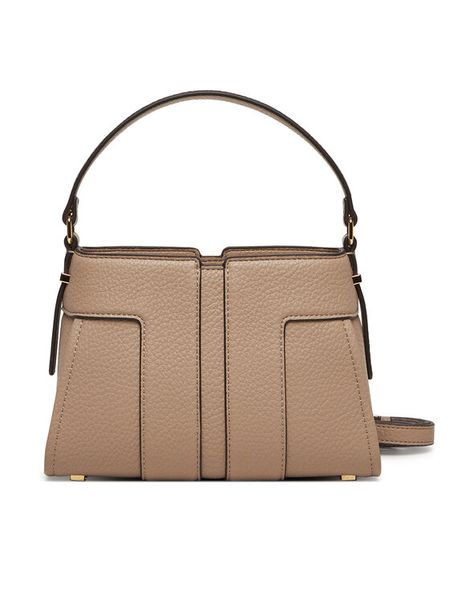 Elisabetta Franchi Torebka BS-06A-51E2-V400 Beżowy. Brązowe torebki do ręki damskie Elisabetta Franchi, bez wzorów, ze skóry, bez dodatków. Za 1,069.00 zł.