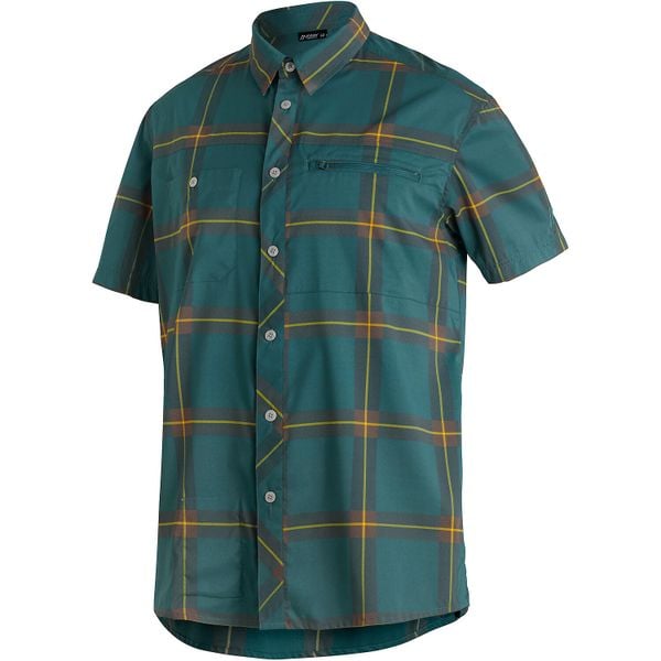 Koszula Maier Sports Kasen. Zielone koszule męskie Maier Sports, na lato, m, bez wzorów, z materiału, eleganckie, bez kołnierzyka, bez ramiączek. Za 346.00 zł.