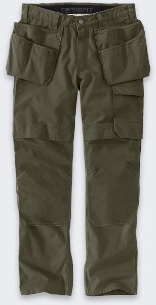 Carhartt Spodnie Carhartt Steel Work Cargo Rugged Flex MOSS. Zielone spodnie sportowe męskie Carhartt, m, bez wzorów. Za 537.07 zł.