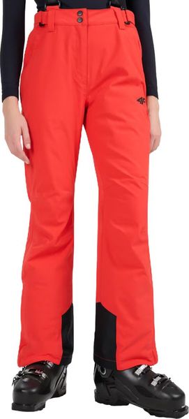 Spodnie narciarskie damskie 4F FNK F0944 czerwone 4FWAW25TFTRF0944 62S S. Czerwone spodnie materiałowe damskie 4f, s, bez wzorów, narciarskie. Za 299.98 zł.