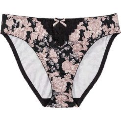 Figi bonprix czarno-jasny brunatny z nadrukiem. Figi damskie marki KALENJI. Za 29.99 zł.